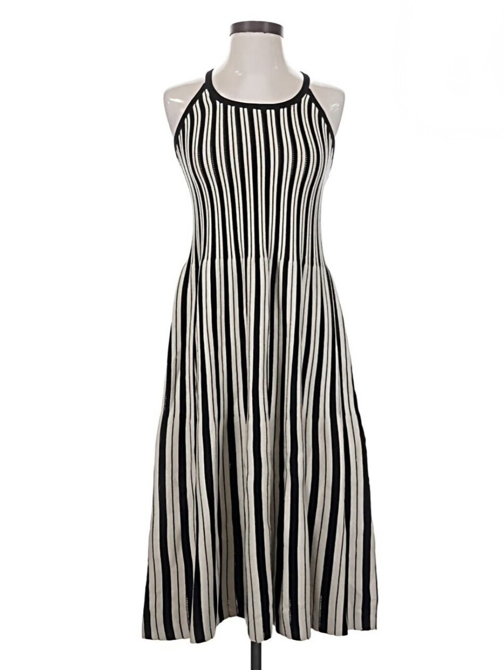 A New Day Striped Knit Midi Dress